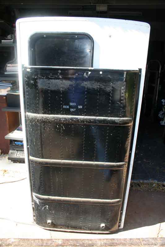 Antique Refrigerator Back